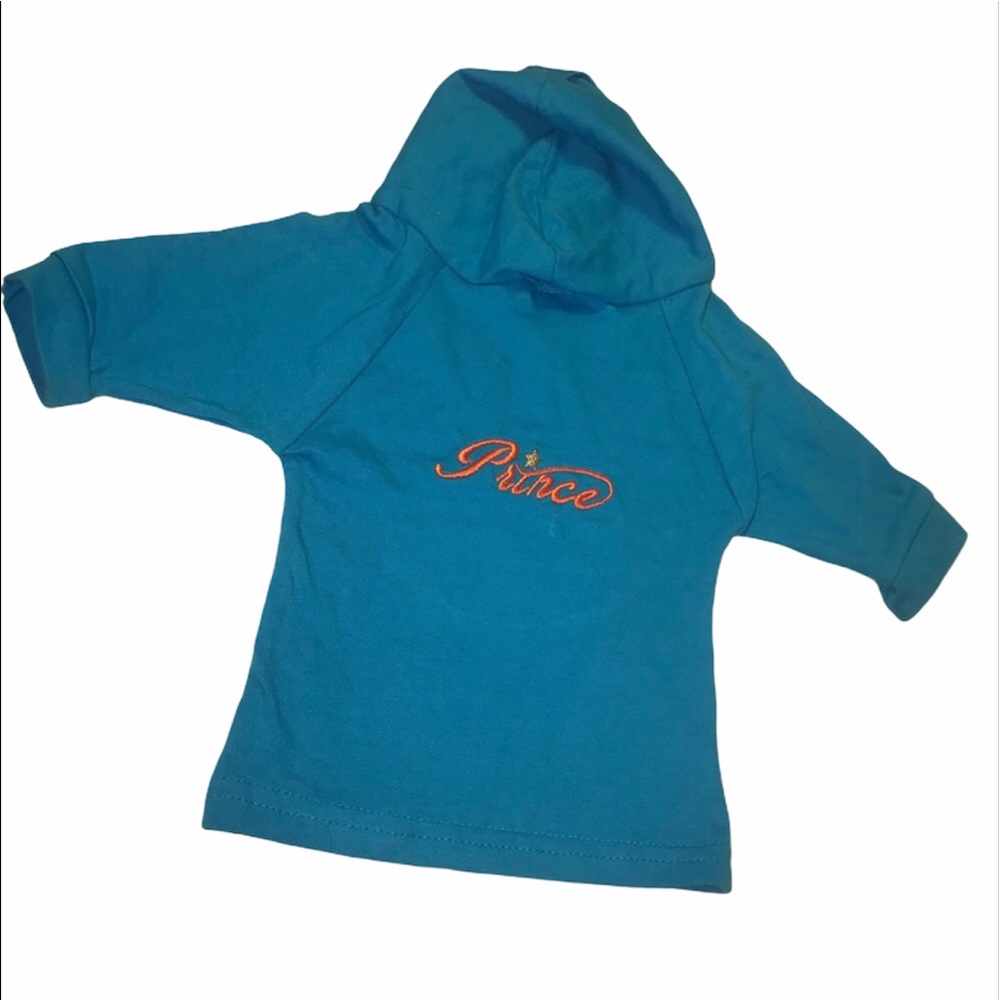 Dog Pet Animal Shirt Prince Hoodie Blue XS Tee